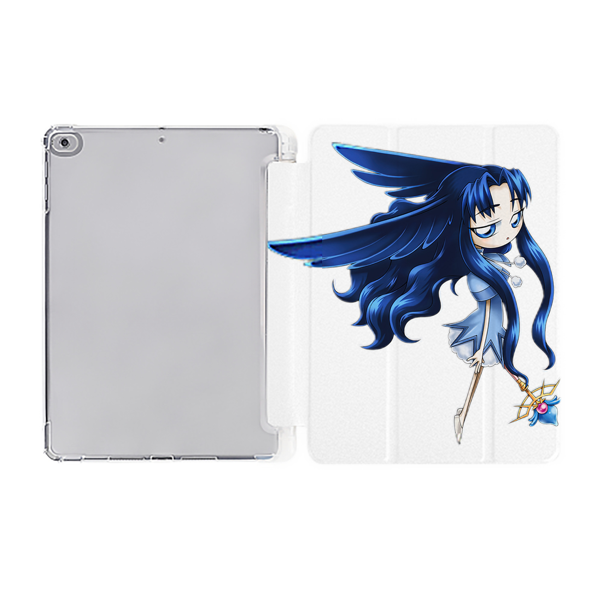 （画像用） 遊☆戯☆王 Yu-Gi-Oh! IPad ケース ペン収納付き 三つ折りスタンド PUレザー×シリコン 対応機種9.5/10.5/10.9インチ